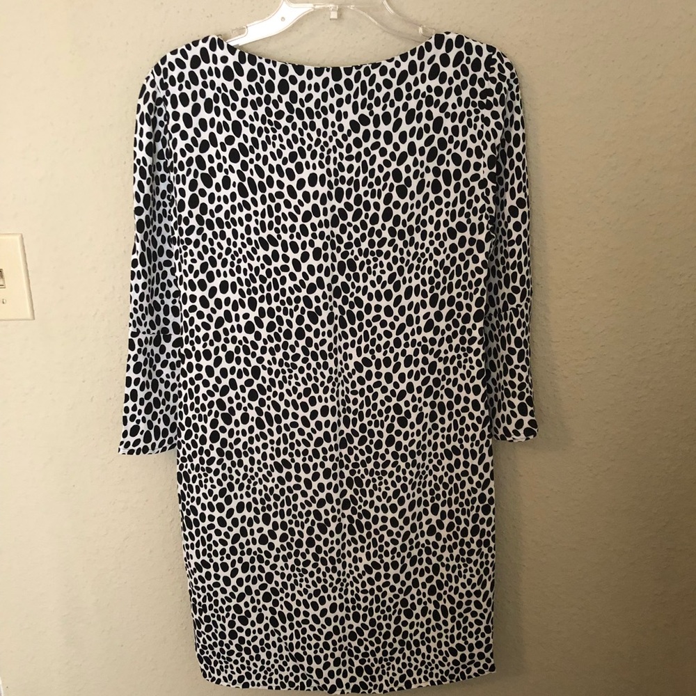 NWOT AUTOGRAPH Black&White Print Sheath Dress - Picture 5 of 6